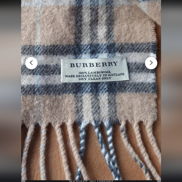 Burberry Vintage Scarf Nova Check lambs Wool scotland 90s - Picture 3 of 11